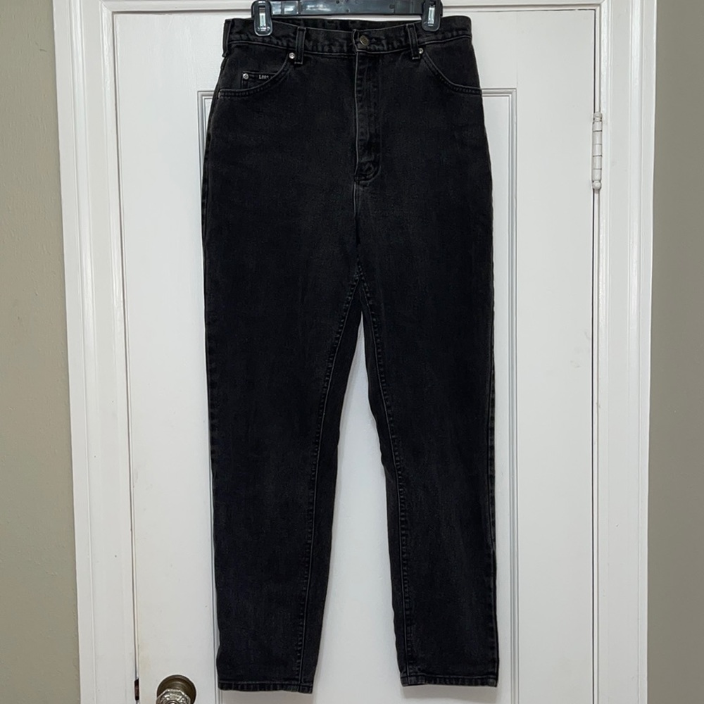 Lee Black Straight Leg Jeans 30”